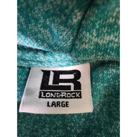 WINTER PARK COLORADO Turquoise Blue Active Thick Tie Pullover Hoodie SZ L - Picture 6 of 10